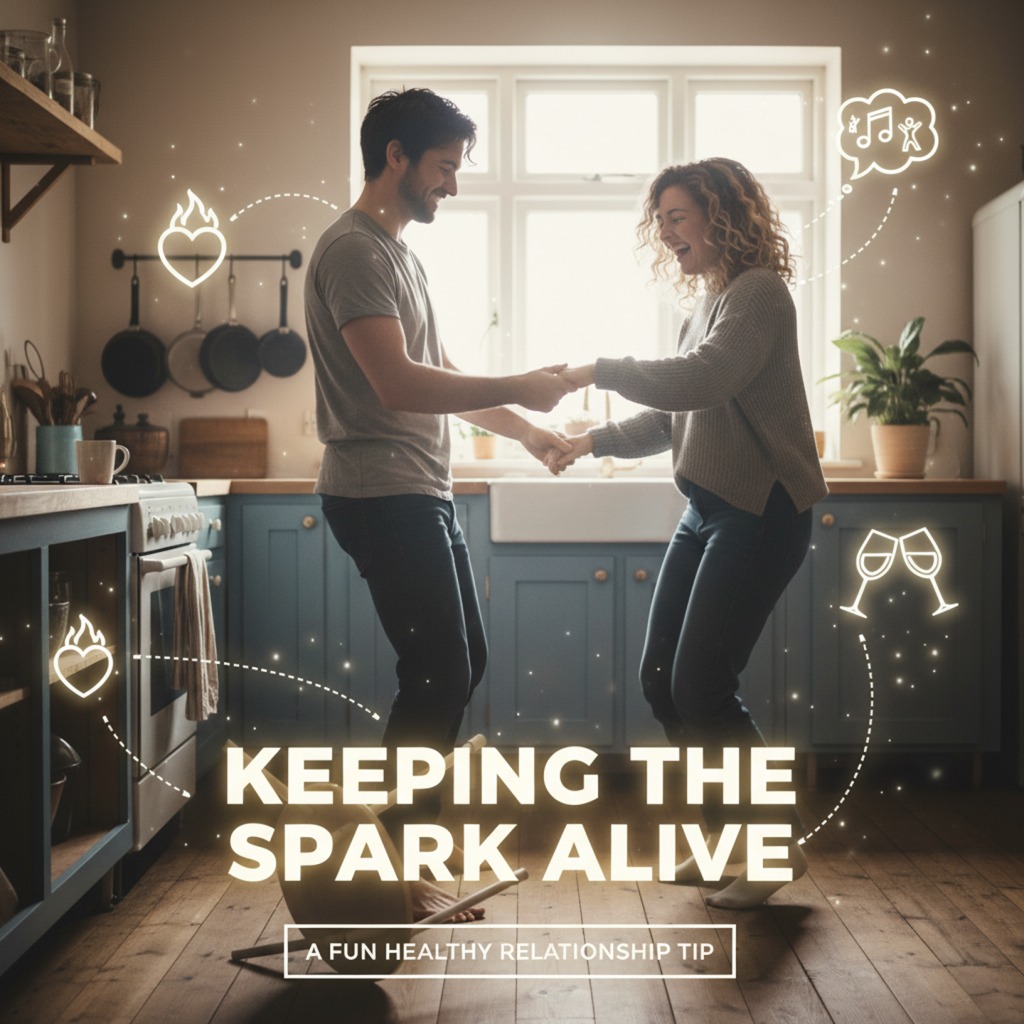 Couple keeping the spark alive, a fun healthy relationship tip