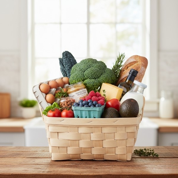 Foods That Reduce Stress & Anxiety grocery staples example