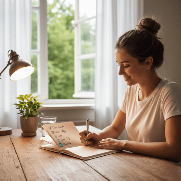 Natural Lung Health Tips daily checklist