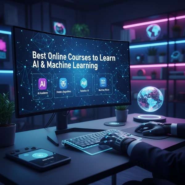 Best Online Courses for AI and Machine Learning feature image