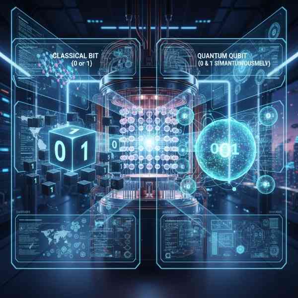 Quantum Computing Future example of qubit vs bit