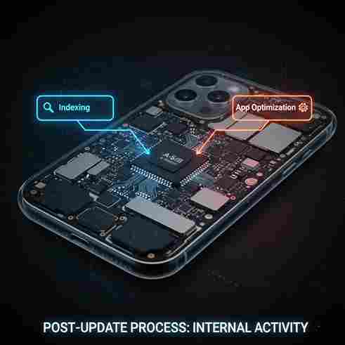 iPhone Overheating After iOS Update internal processes