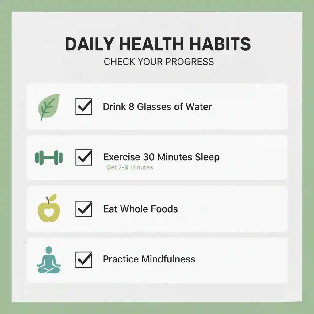 Improve Your Health in 2026 quick-start checklist