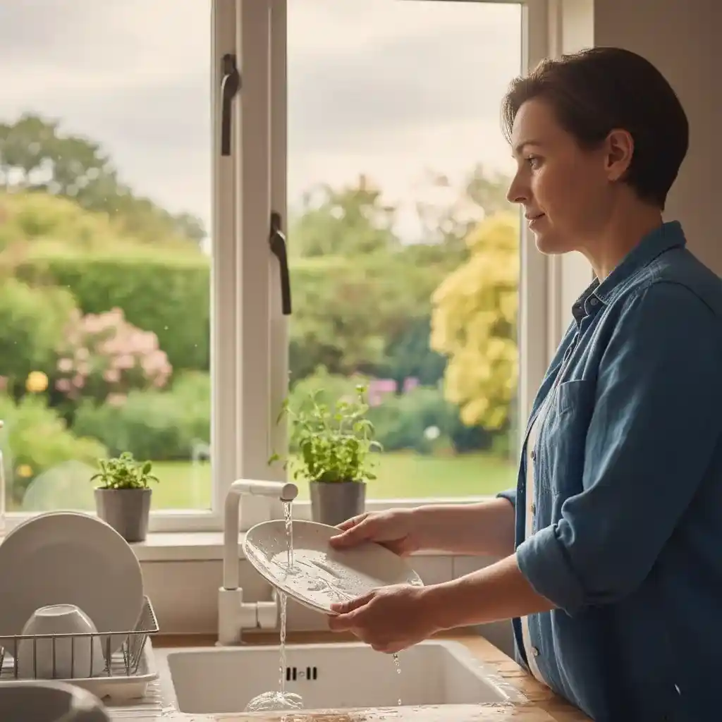 Mindful Wellness Stacking during chores