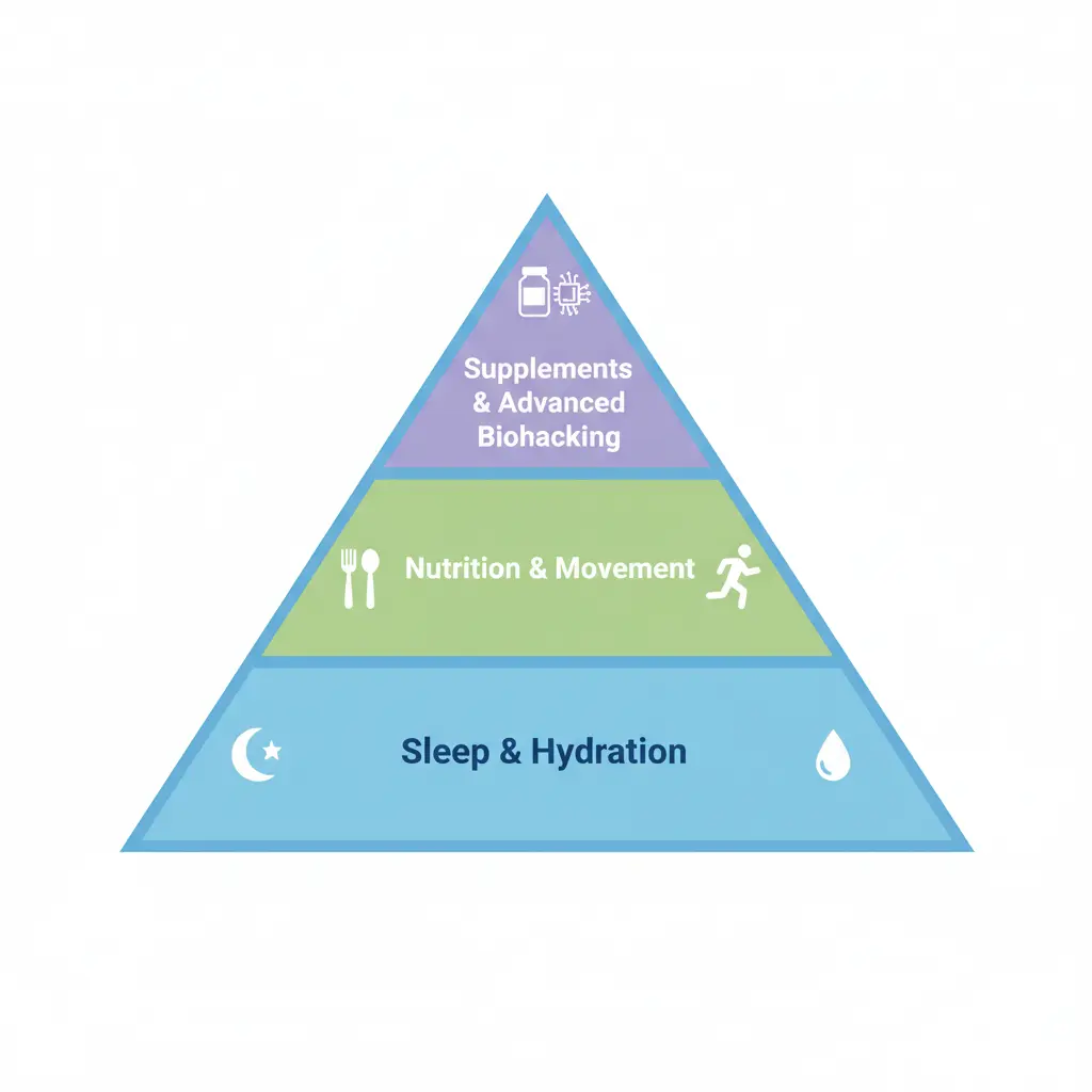 Wellness Stacking foundational pyramid